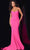 Jovani 38974 - Strapless Mermaid Prom Gown Prom Dresses 00 / Hot-Pink