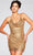 Jovani 39004 - Cowl Neck Bodycon Cocktail Dress Cocktail Dresses