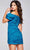 Jovani 39014 - Ruched Off Shoulder Cocktail Dress Homecoming Dresses