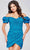 Jovani 39014 - Ruched Off Shoulder Cocktail Dress Homecoming Dresses