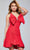 Jovani 39091 - Strapless Bow Detailed Cocktail Dress Special Occasion Dress