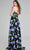 Jovani 39116 - Floral Sequin Straight Across Evening Gown Special Occasion Dress