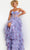 Jovani 39149 - Strapless Tiered Ruffle Prom Gown Special Occasion Dress