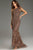 Jovani 39170 - One-Shoulder Feather Detailed Prom Gown Special Occasion Dress