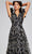 Jovani 39274 - Geometric Sequin V-Neck Evening Gown Special Occasion Dress