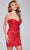 Jovani 39332 - Spaghetti Strap Corset Cocktail Dress Special Occasion Dress