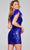 Jovani 39448 - Feathered Cap Sleeve Cocktail Dress Cocktail Dresses