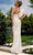 Jovani 39617 - Embellished Plunging V-Neck Evening Gown Wedding Dresses