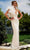 Jovani 39617 - Embellished Plunging V-Neck Evening Gown Wedding Dresses