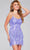 Jovani 39628 - Scoop Neck Fringed Cocktail Dress Cocktail Dresses