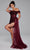 Jovani 39632 - Sequined Off Shoulder Cocktail Dress Homecoming Dresses