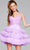 Jovani 39656 - Backless A-Line Cocktail Dress Homecoming Dresses 00 / Lilac