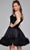 Jovani 39665 - Ruffle Trimmed Asymmetric Cocktail Dress Homecoming Dresses