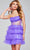 Jovani 39666 - Glitter Tulle Cocktail Dress Homecoming Dresses