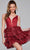 Jovani 39700 - Plunging Embellished Cocktail Dress Homecoming Dresses