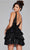 Jovani 39700 - Plunging Embellished Cocktail Dress Homecoming Dresses