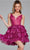 Jovani 39700 - Plunging Embellished Cocktail Dress Homecoming Dresses