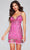Jovani 39706 - Bead Fringed Cocktail Dress Homecoming Dresses