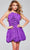 Jovani 39741 - Ruffled Bubble Dress Homecoming Dresses 00 / Purple