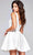 Jovani 39821 - Zipper Detailed Cocktail Dress Homecoming Dresses