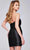 Jovani 39873 - Bow Detailed Cocktail Dress Special Occasion Dress