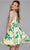 Jovani 39881 - Printed Sweetheart Cocktail Dress Homecoming Dresses