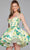 Jovani 39881 - Printed Sweetheart Cocktail Dress Homecoming Dresses