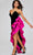 Jovani 39885 - Ruffled Slit Sweetheart Evening Gown Special Occasion Dress