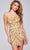 Jovani 40003 - Embellished V-Neck Cocktail Dress Special Occasion Dress