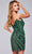 Jovani 40003 - Embellished V-Neck Cocktail Dress Special Occasion Dress