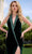 Jovani 40119 - Plunging Halter Velvet Evening Gown Evening Dresses