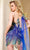 Jovani 40161 - Beaded Leaf Appliqued Cocktail Dress Cocktail Dresses