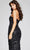 Jovani 40182 - Sheer One Shoulder Beaded Formal Gown Evening Dresses 10 / Black