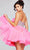 Jovani 40186 - Rhinestone Top Strapless Cocktail Dress Homecoming Dresses