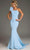 Jovani 40201 - One-Shoulder Rosette Detailed Prom Gown Special Occasion Dress