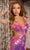 Jovani 40262 - Strappy Cutout Prom Dress Pageant Dresses 00 / Irredescent Hot Pink