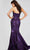 Jovani 40318 - Floral Pattern Embellished Strapless Prom Gown Special Occasion Dress