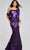 Jovani 40318 - Floral Pattern Embellished Strapless Prom Gown Special Occasion Dress