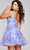 Jovani 40431 - Printed Sleeveless Cocktail Dress Homecoming Dresses