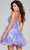 Jovani 40431 - Printed Sleeveless Cocktail Dress Homecoming Dresses