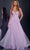 Jovani 40472 - Floral Applique Prom Dress Prom Dresses 00 / Lilac