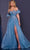 Jovani 40474 - Off Shoulder Puff Sleeve Prom Gown Special Occasion Dress