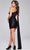 Jovani 40477 - Cascading Sash Cocktail Dress Homecoming Dresses