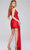 Jovani 40477 - Cascading Sash Cocktail Dress Homecoming Dresses