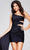 Jovani 40477 - Cascading Sash Cocktail Dress Homecoming Dresses