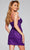 Jovani 40498 - Embroidered Sheath Cocktail Dress Homecoming Dresses