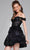 Jovani 40612 - Embellished Corset Cocktail Dress Homecoming Dresses