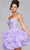 Jovani 40628 - Ruffle Detailed Cocktail Dress Homecoming Dresses