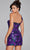 Jovani 40647 - One-Shoulder Sheer Corset Bodice Cocktail Dress Cocktail Dresses