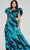 Jovani 40696 - Ruffle Sleeve V-Neck Prom Gown Special Occasion Dress